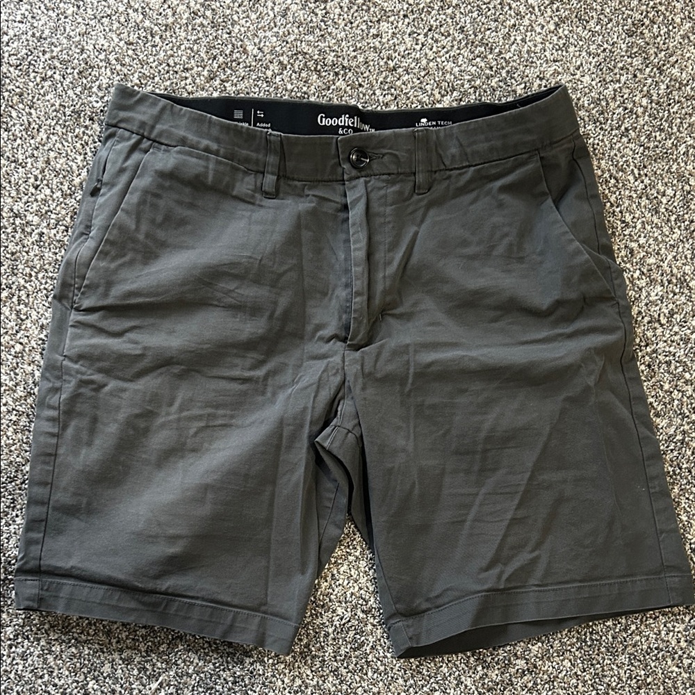 Men's Goodfellow Linden Tech Shorts 9" Inseam | Goodfellow Shorts | Dark Gray